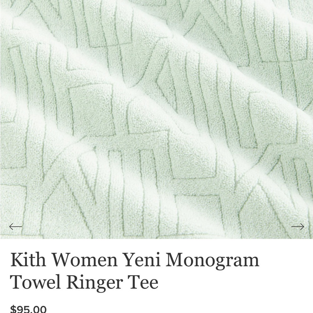 KITH - Yeni women’s towel crop top- size Medium - Picture 5 of 9
